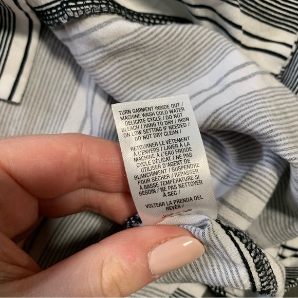 Striped button up blouse - Picture 5 of 5